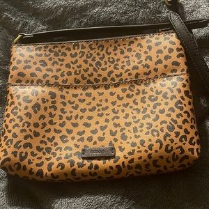 Leopard Fossil crossbody Purse